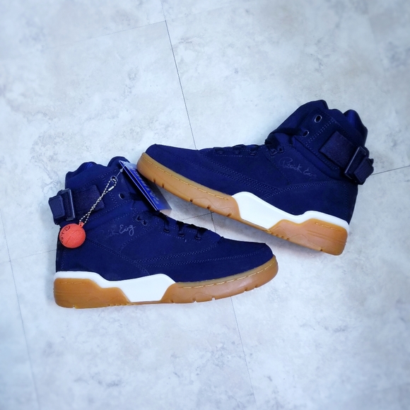 Ewing Athletics Shoes Ewing 33 Hi Navy Gum Bottoms Poshmark